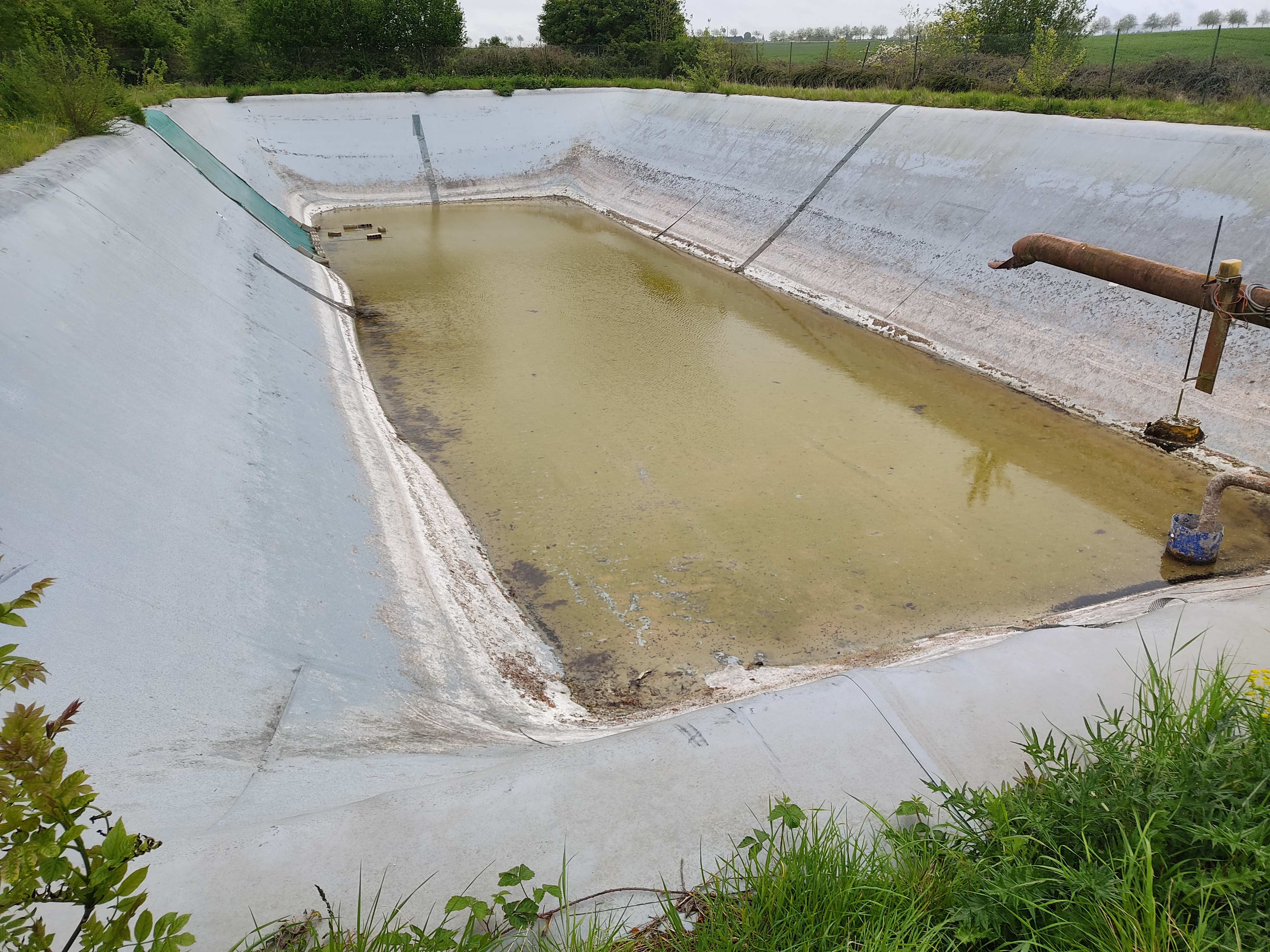 BASSIN TAMPON D'IRRIGATION. DPT 80