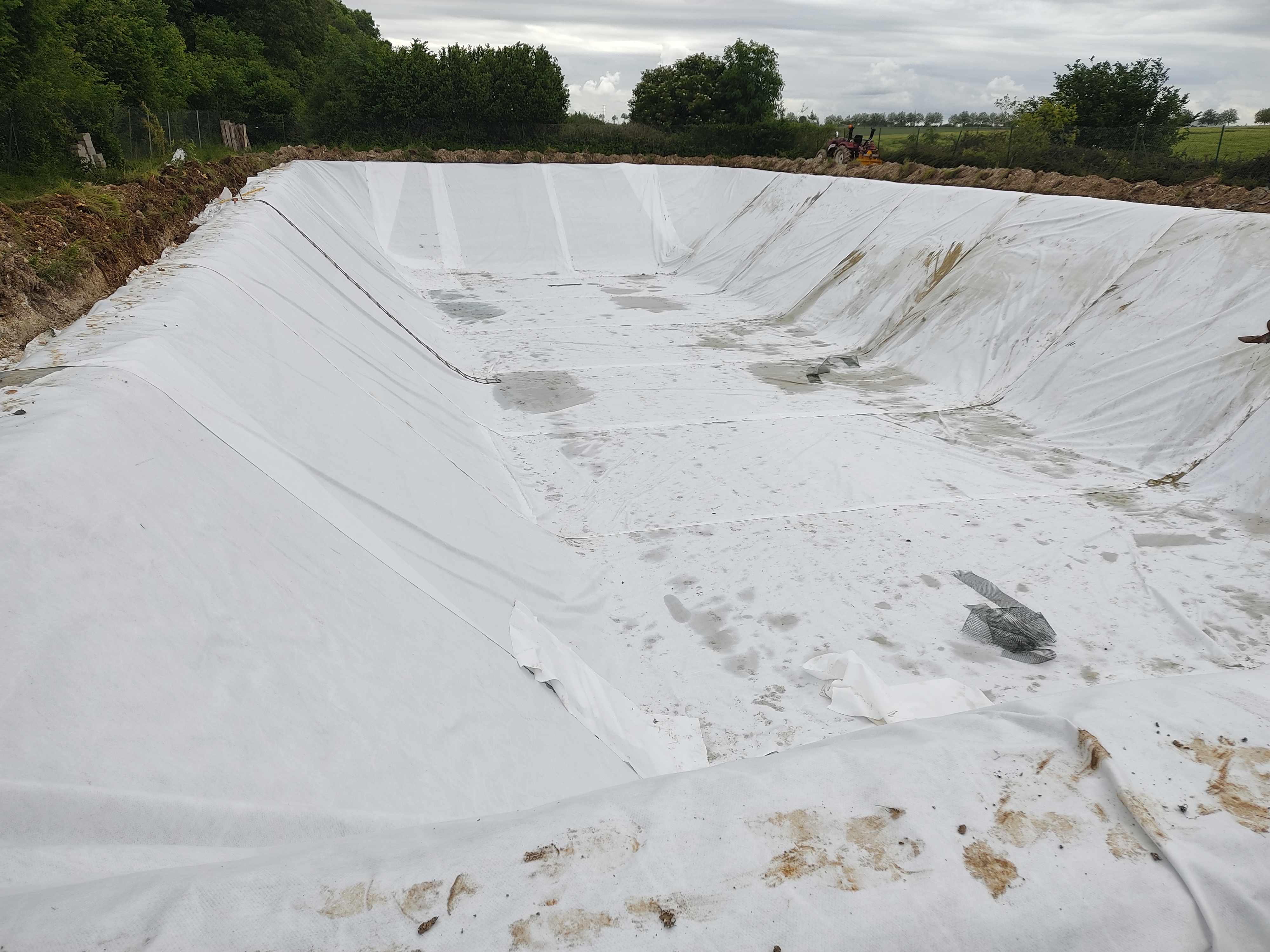 BASSIN TAMPON D'IRRIGATION. DPT 80