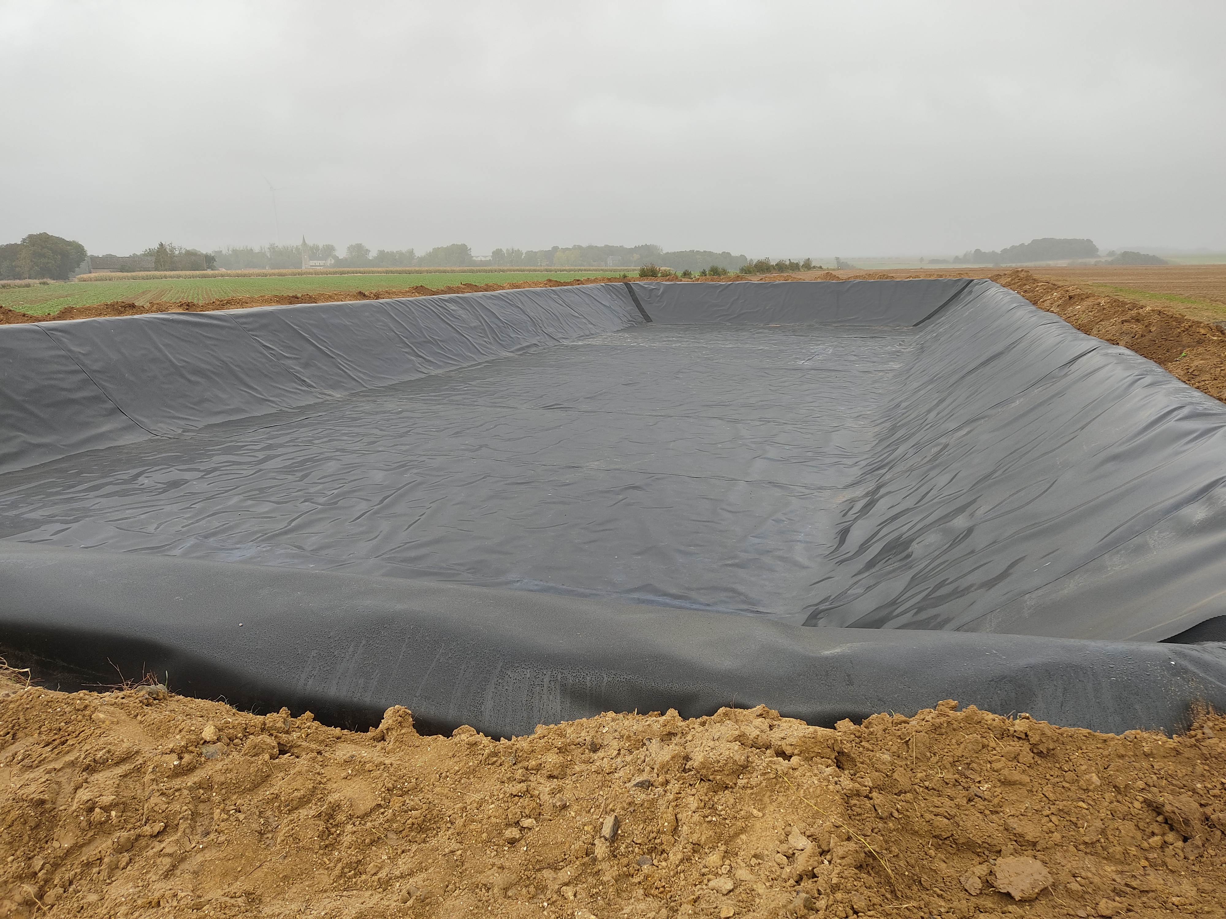 LAGUNE DE STOCKAGE DE DIGESTATS. DPT 80