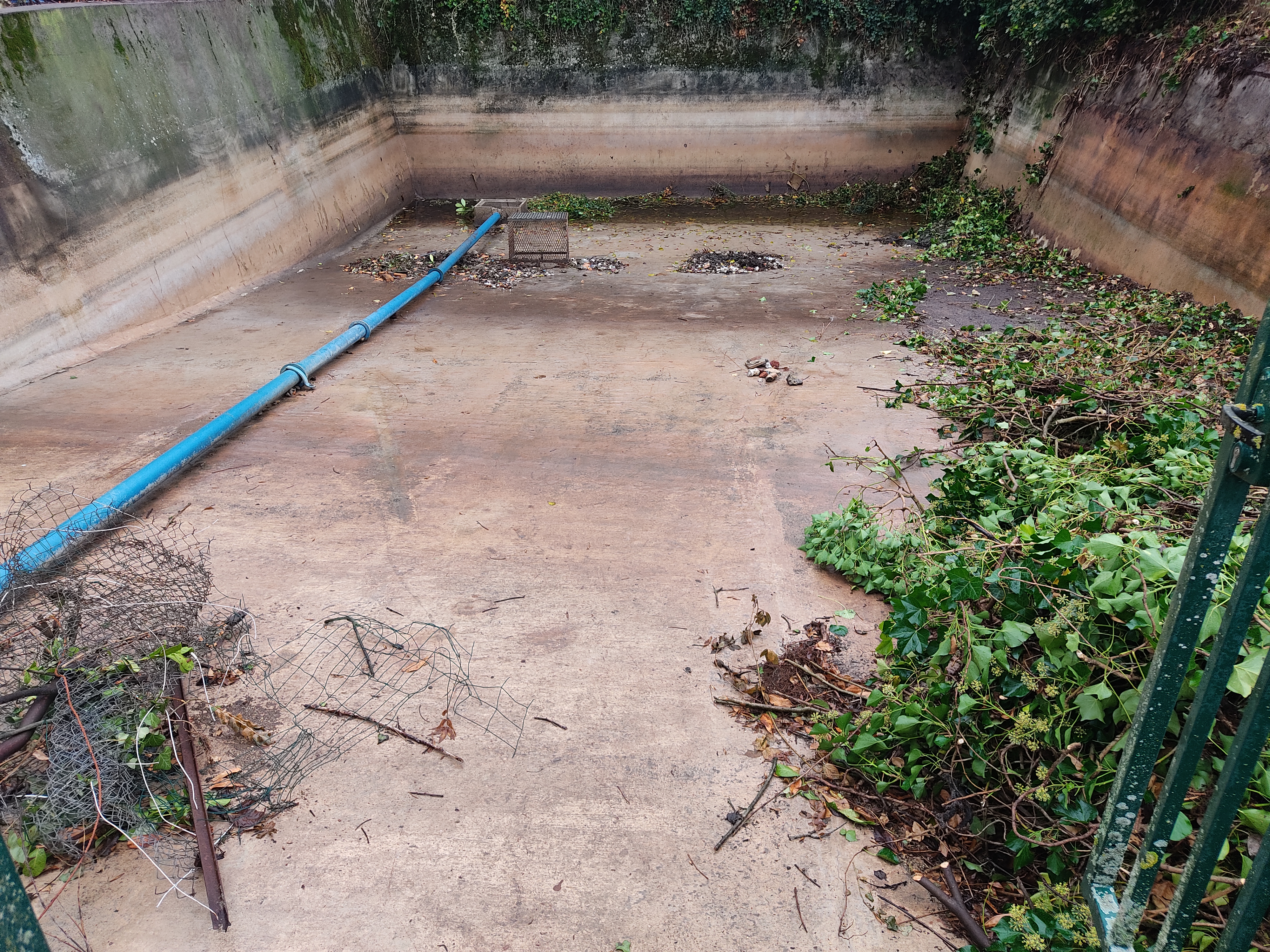 Nouvelle étanchéité sur mare béton. DPT 60